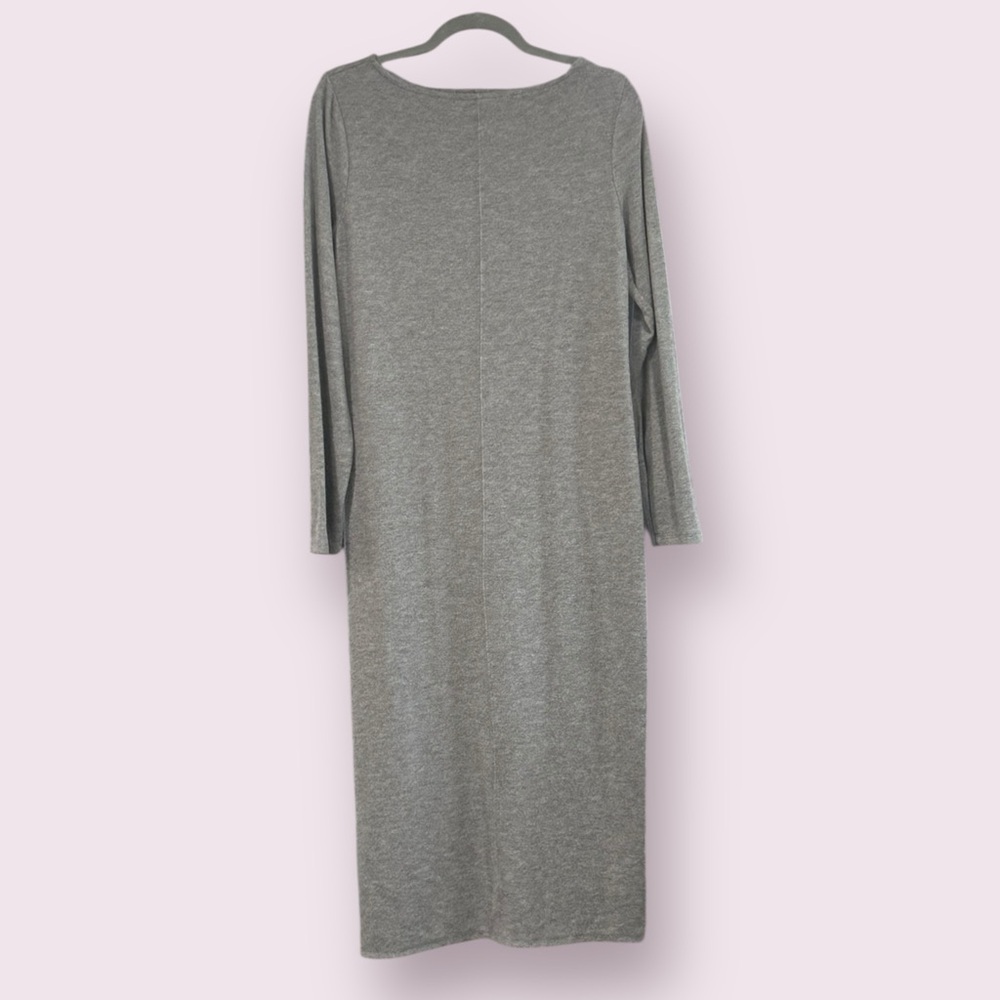 a new day Charcoal Long Sleeve Dress Medium EUC